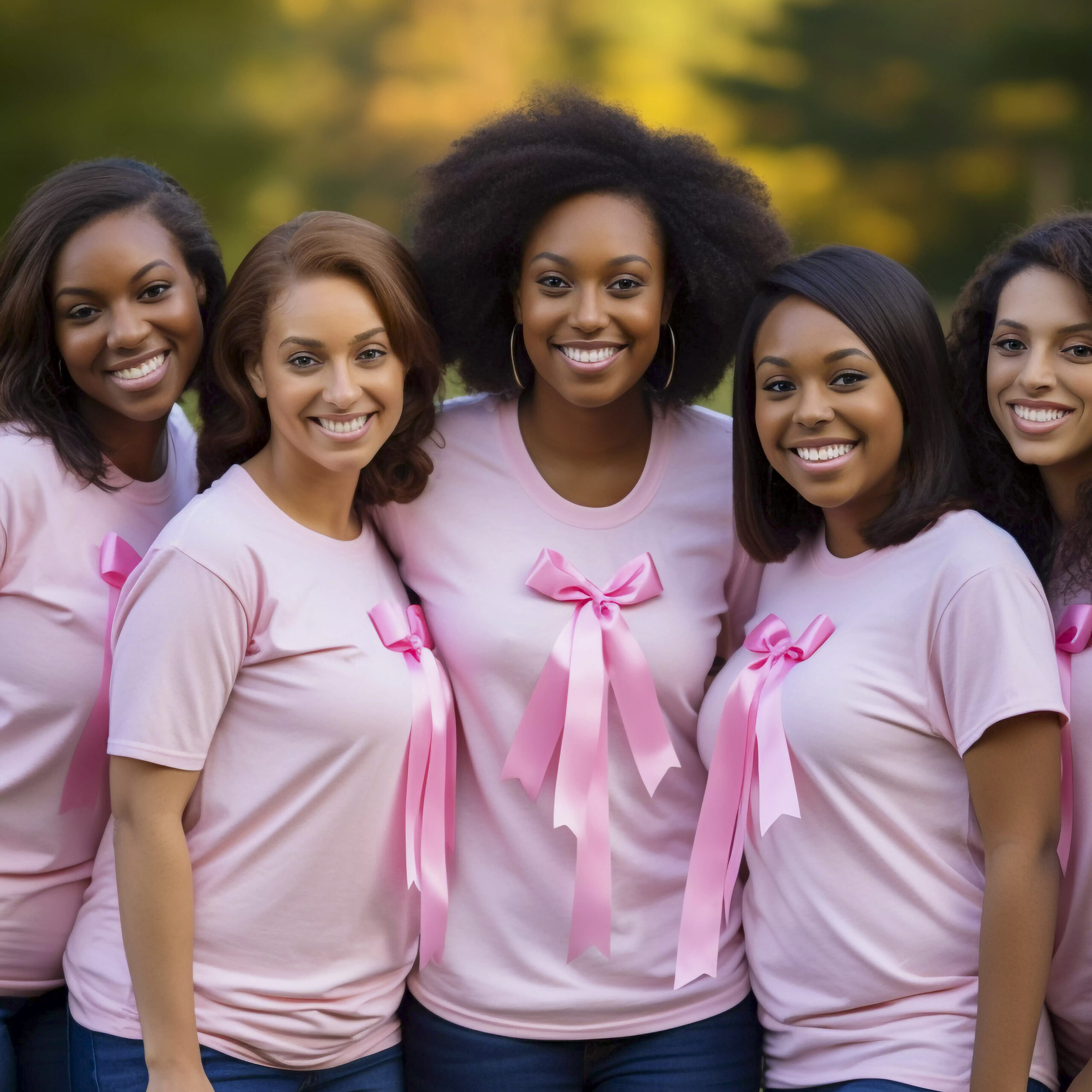 front-view-women-with-pink-ribbons